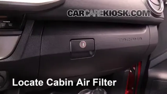 2016 Toyota Tacoma SR5 3.5L V6 Crew Cab Pickup Air Filter (Cabin) Replace